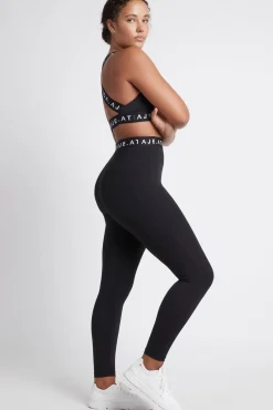 Logotape Laser Cut Full Length Legging 208