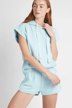 Logotape Short Sleeve Hoodie 403