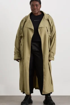 Longline Belted Trench 703