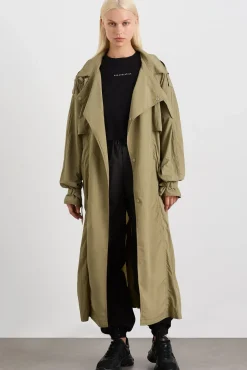 Longline Belted Trench 703