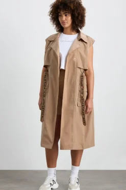 Longline Belted Vest 703