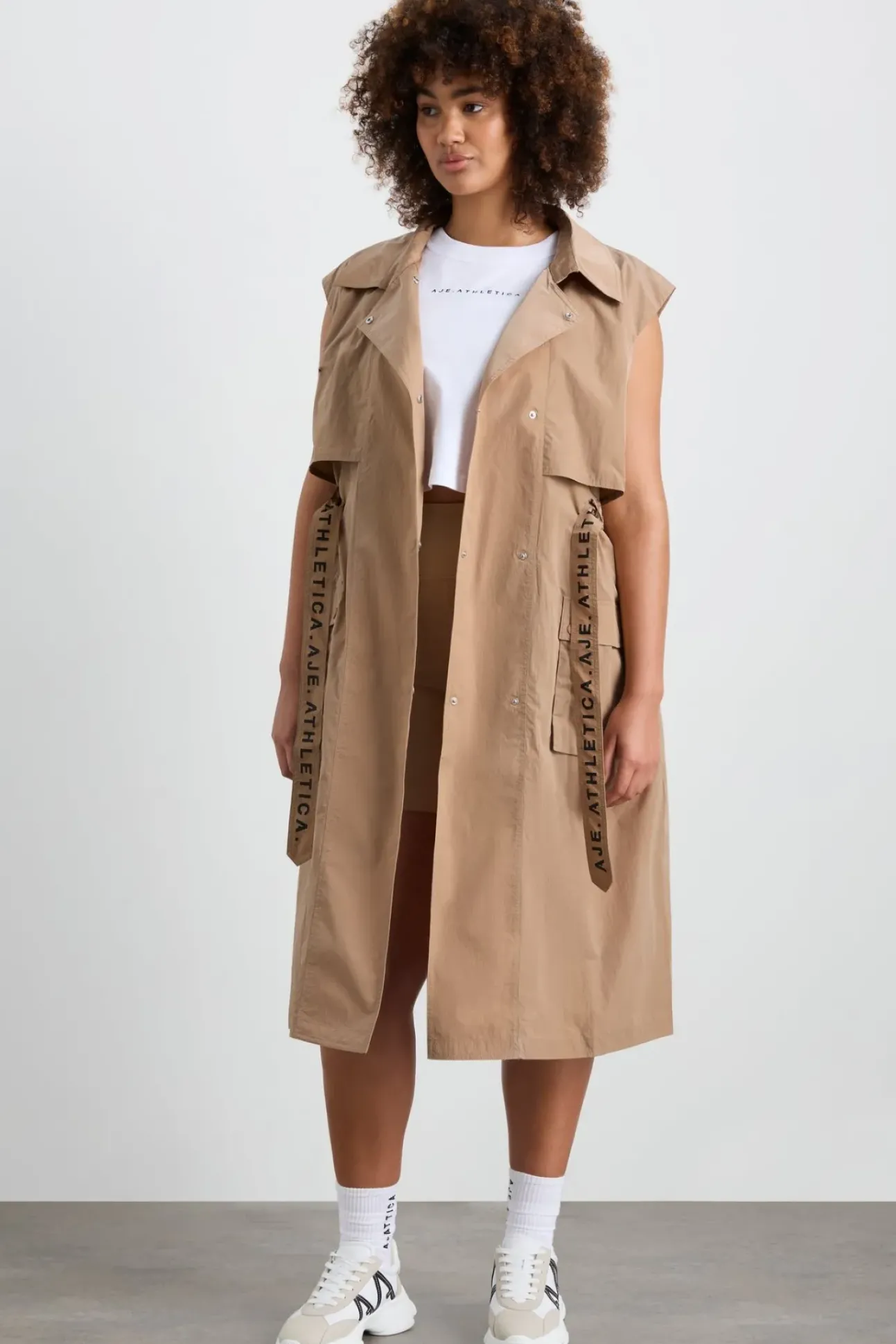 Longline Belted Vest 703