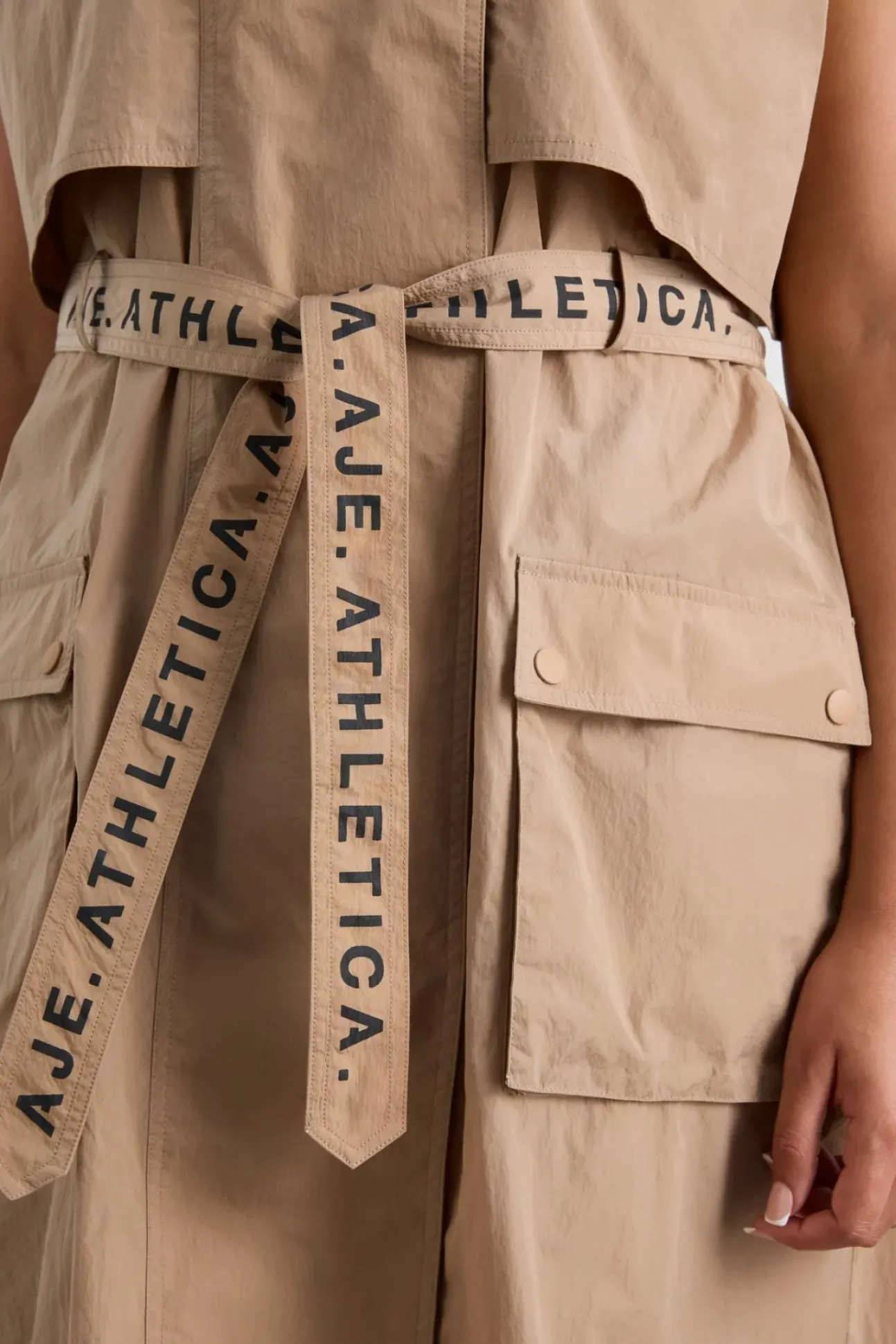 Longline Belted Vest 703