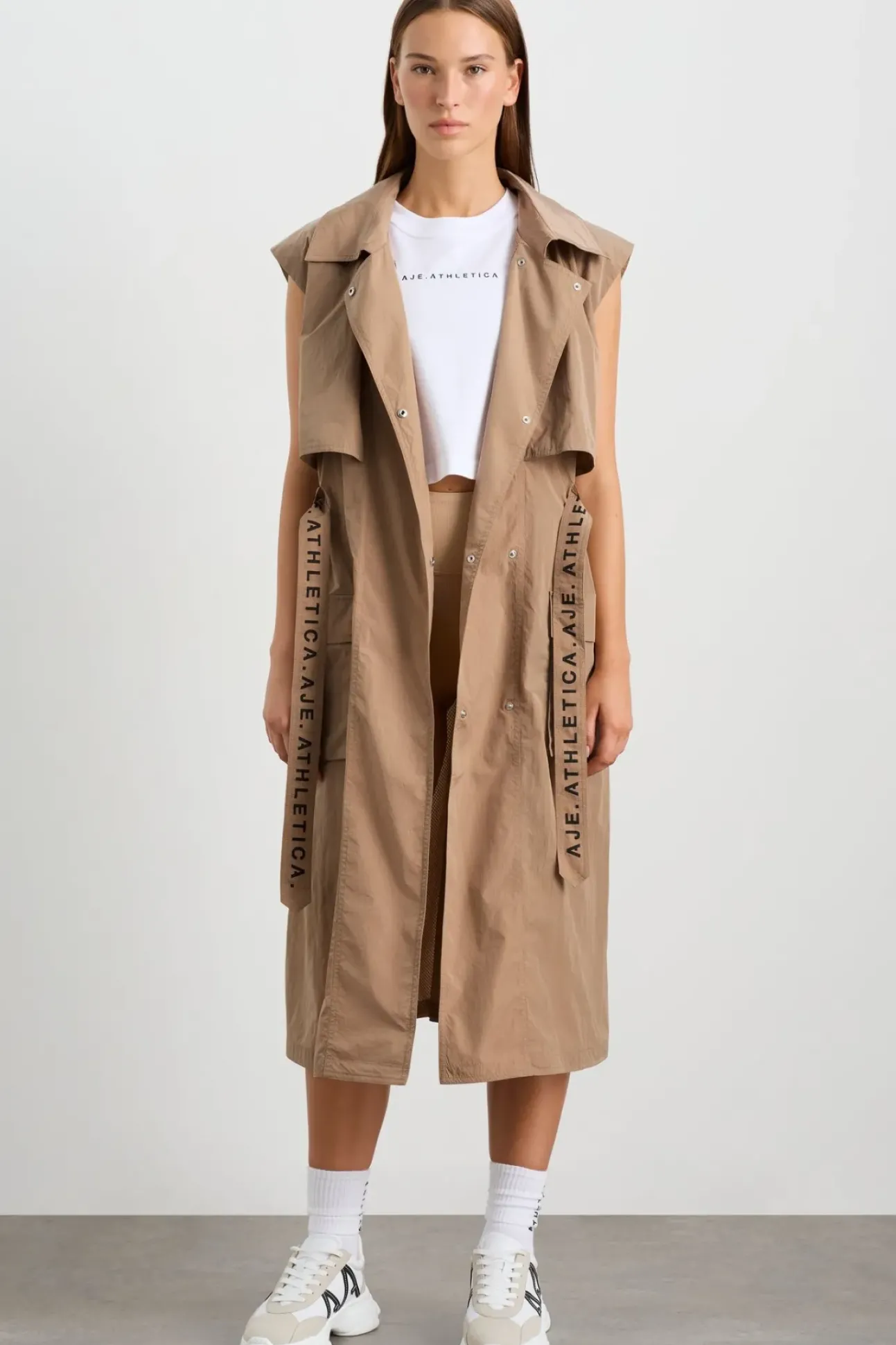 Longline Belted Vest 703