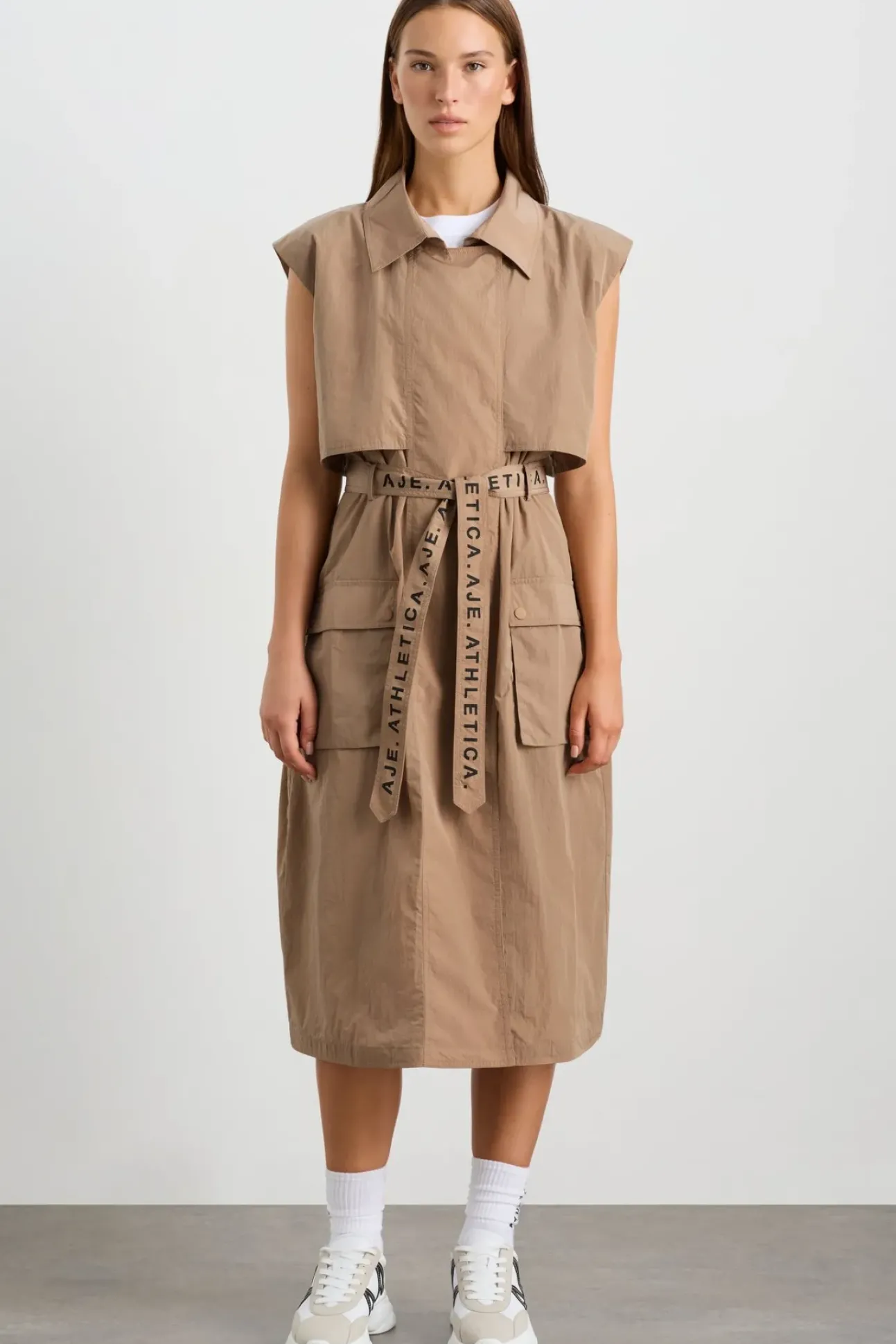 Longline Belted Vest 703