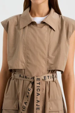 Longline Belted Vest 703