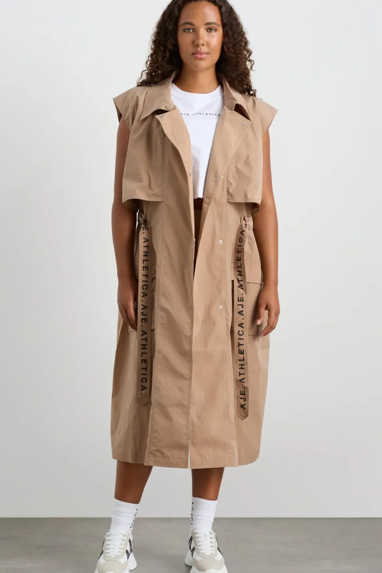 Longline Belted Vest 703