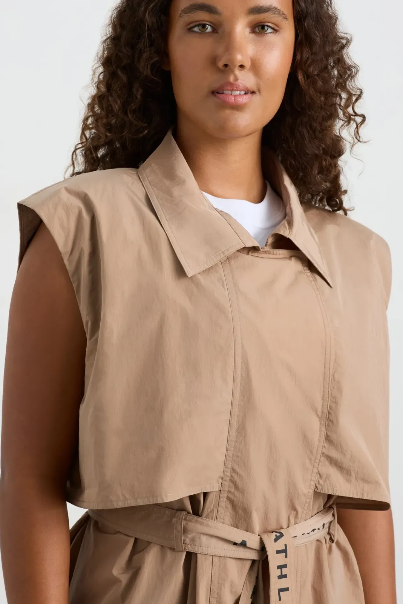 Longline Belted Vest 703