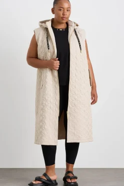 Longline Sleeveless Jacket 703