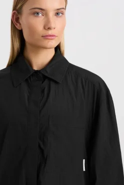 Longline Windbreaker Shirt 438