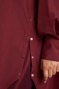 Longline Windbreaker Shirt 438