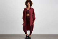 Longline Windbreaker Shirt 438