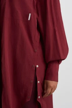 Longline Windbreaker Shirt 438