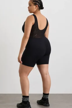 Mesh Back Bike Catsuit 807