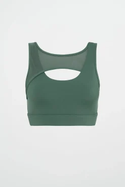 Mesh Keyhole Front Bra 371