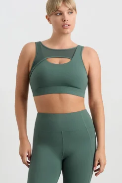 Mesh Keyhole Front Bra 371