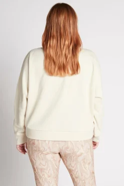 Metallic Signature Logo Crew Jumper 401