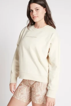 Metallic Signature Logo Crew Jumper 401