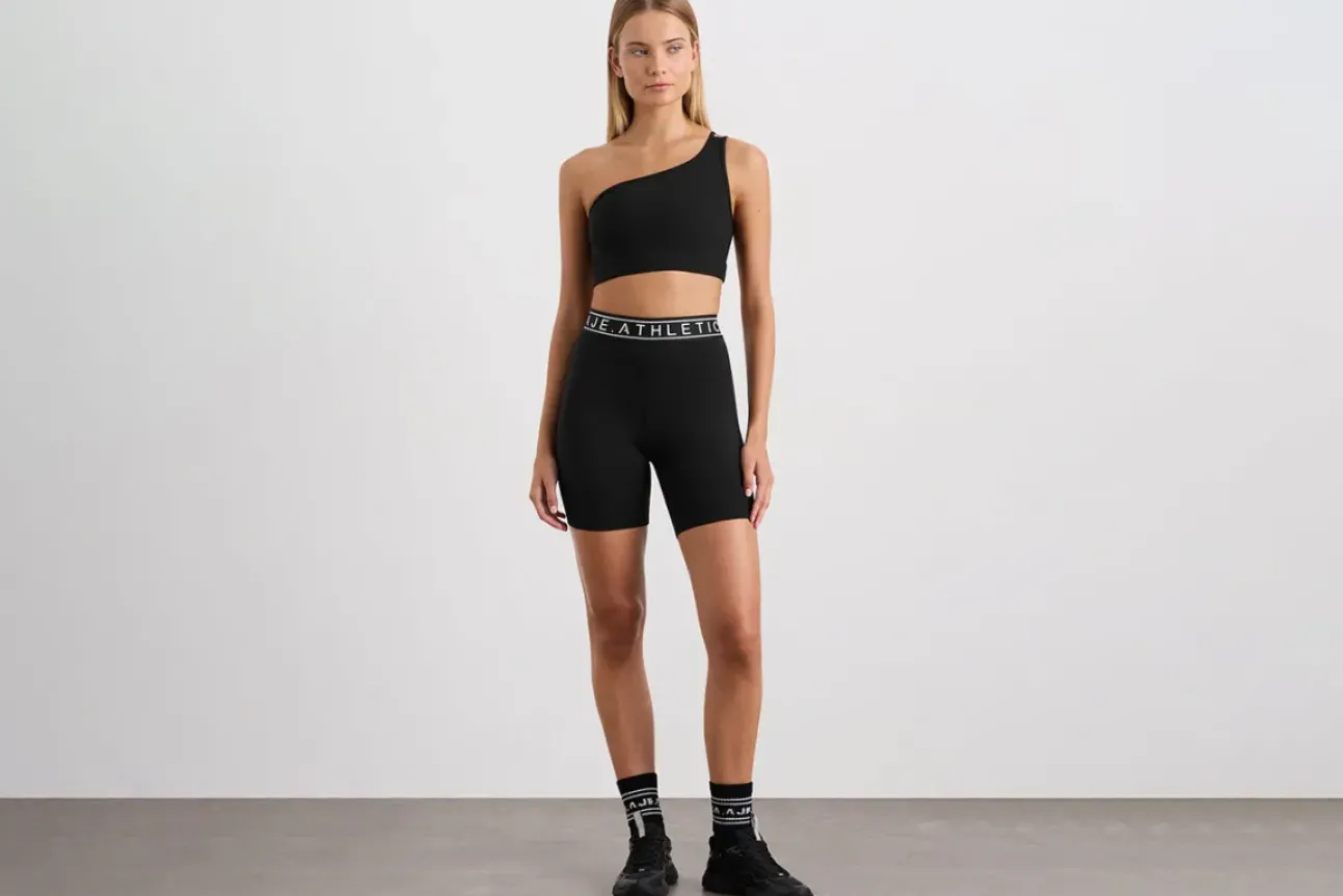 Mid Logo Elastic Shorts 607