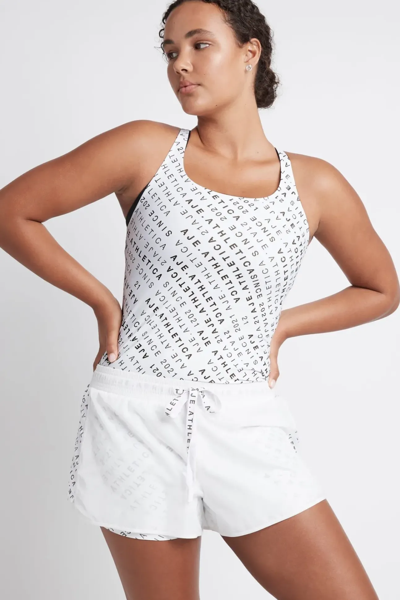 Monogram Logo Racerback Singlet 113