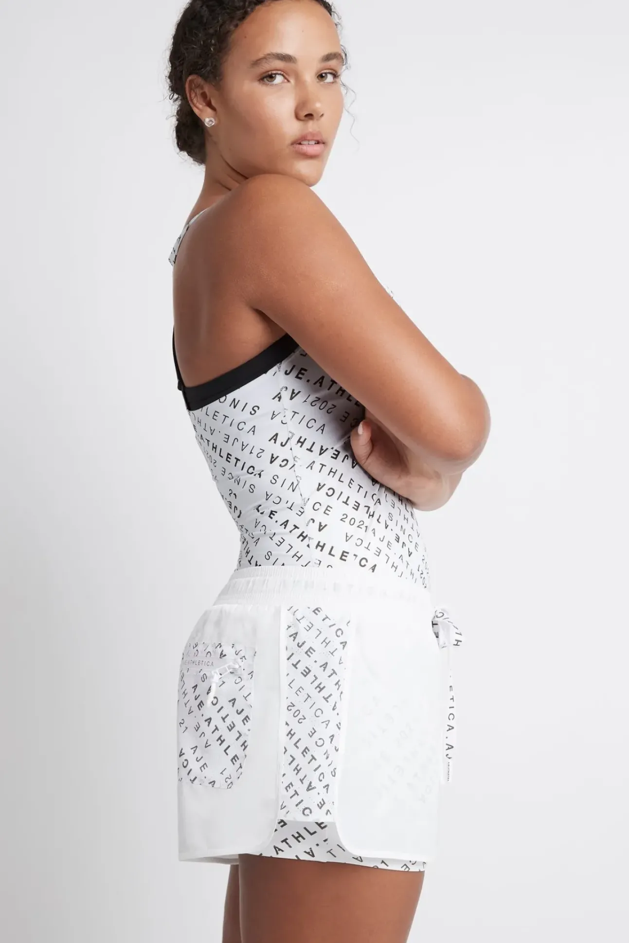 Monogram Logo Racerback Singlet 113