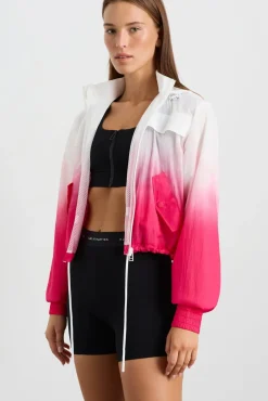 Ombre Hooded Spray Jacket 716