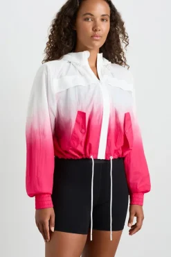 Ombre Hooded Spray Jacket 716