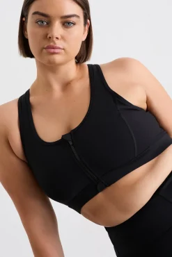 Ottoman Zip Front Bra 329