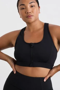 Ottoman Zip Front Bra 329