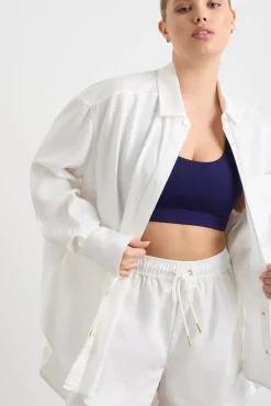 Oversized Denim Shirt 421