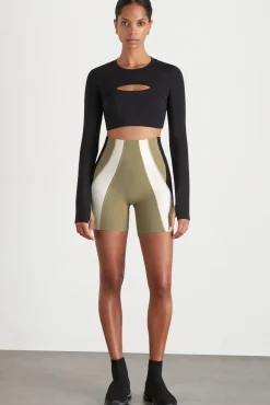 Panelled Bike Short 615