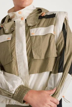 Panelled Hybrid Jacket 748