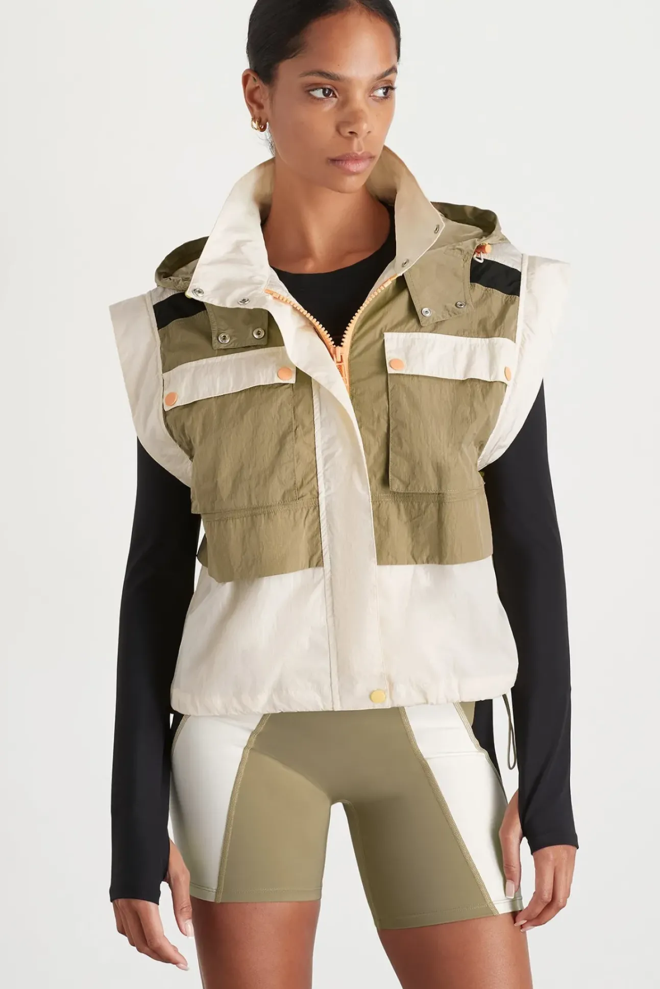 Panelled Hybrid Jacket 748