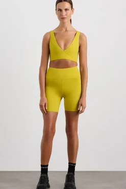 Perforated Hem Mid Length Short 601