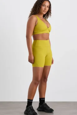 Perforated Hem Mid Length Short 601