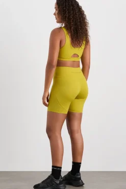 Perforated Hem Mid Length Short 601
