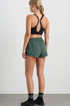 Perforated Spray Shorts 019