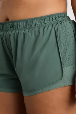 Perforated Spray Shorts 019