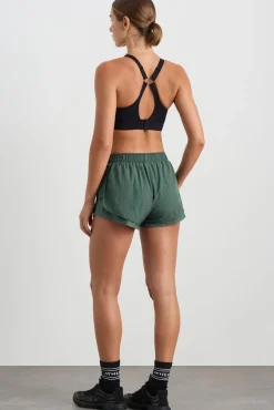 Perforated Spray Shorts 019