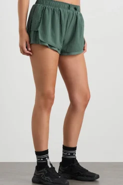 Perforated Spray Shorts 019