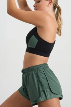 Perforated Spray Shorts 019