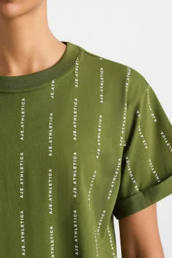 Pinstripe Crop Tee 105