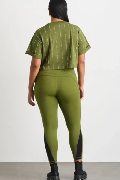 Pinstripe Crop Tee 105