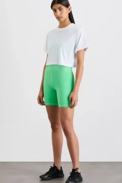 Pinstripe Crop Tee 105