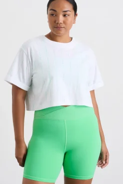 Pinstripe Crop Tee 105