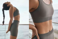 Pintuck Effect Sports Bra 327