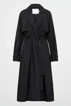 Pleated Trench Coat 703