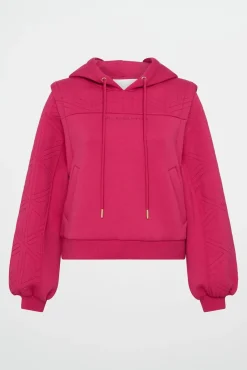 Quilted Logo Scuba Hoodie 418