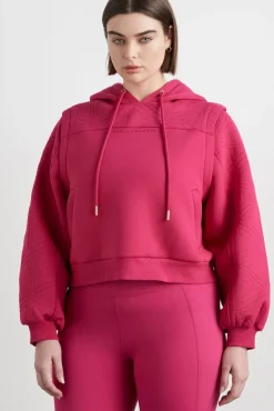 Quilted Logo Scuba Hoodie 418