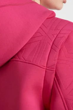 Quilted Logo Scuba Hoodie 418